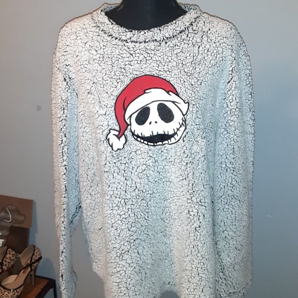 Disney Other - Disney The Nightmare Before Christmas Jack Skelton SUPER SOFT Sleepwear top XL